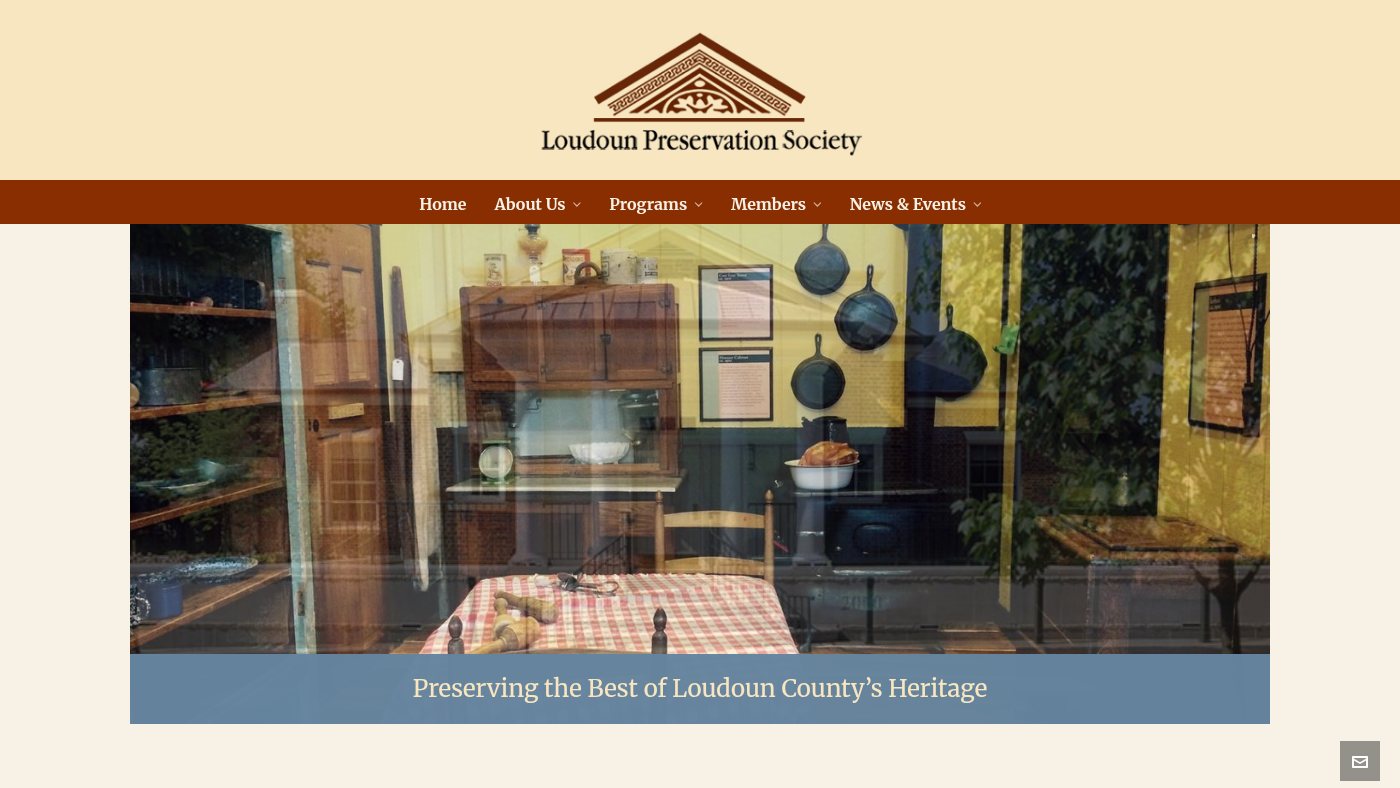 The home page of preserveloudoun.org