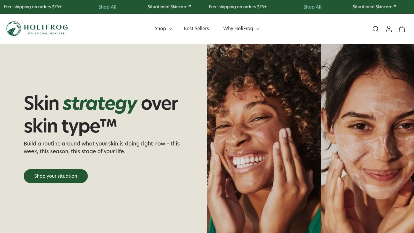 The home page of holifrog.com