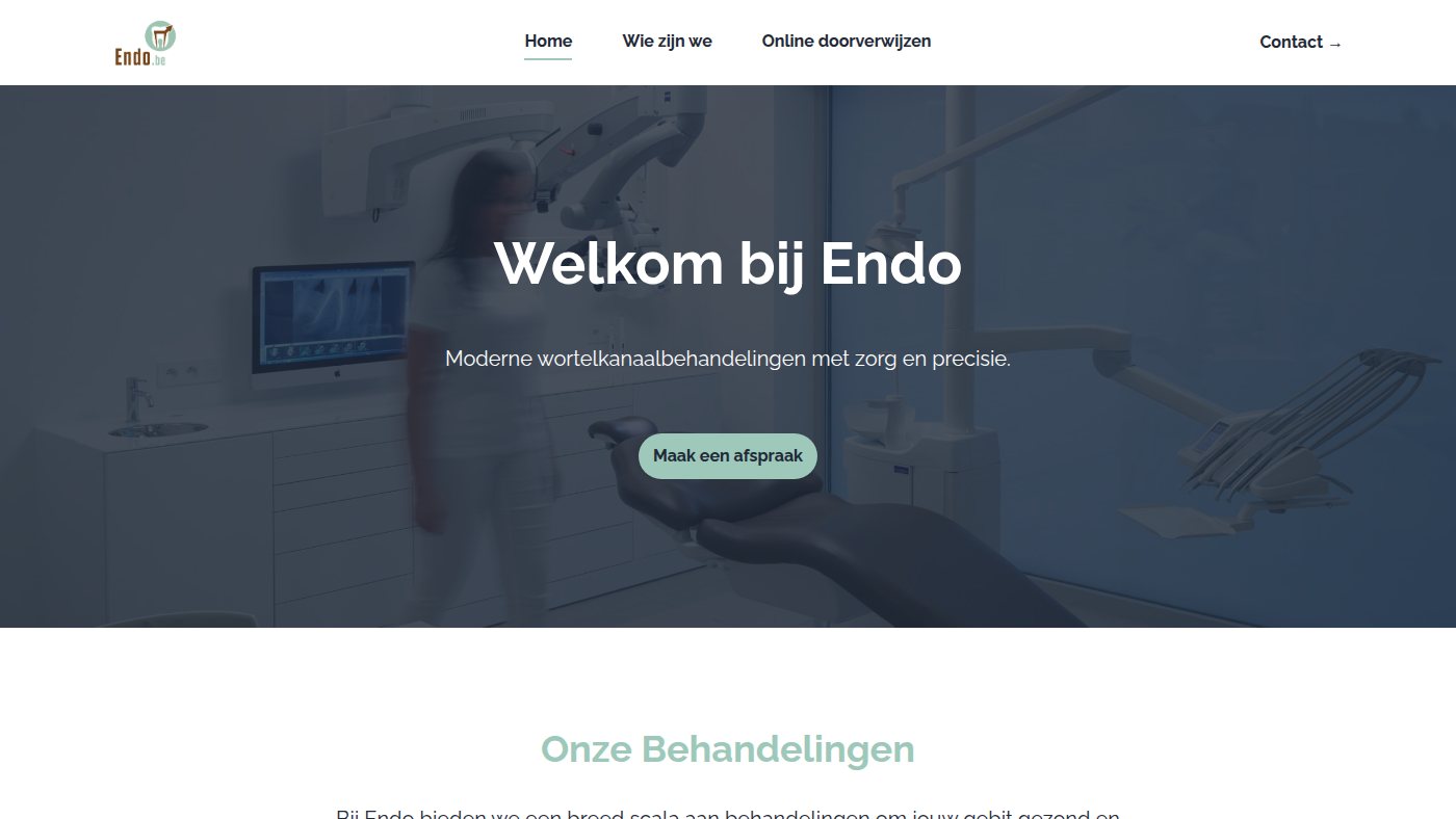 The home page of endo.be