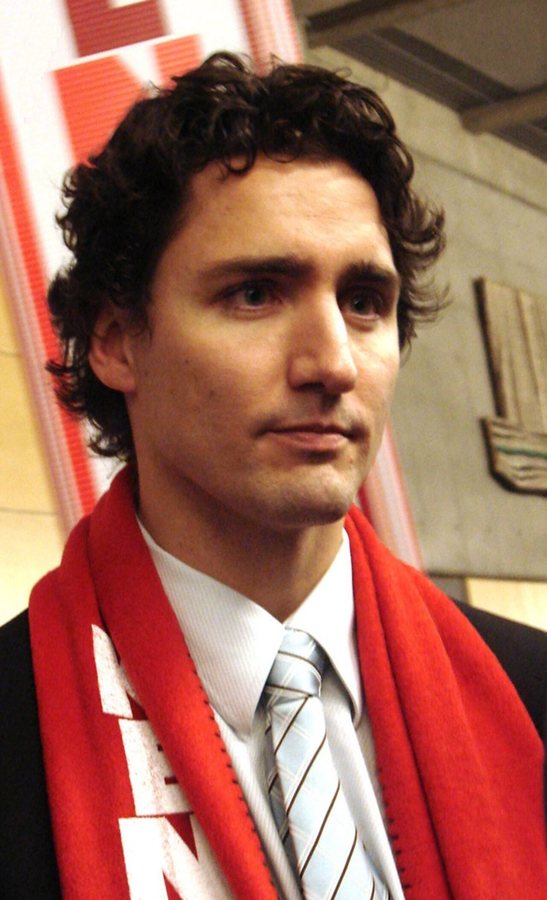 Trudeau alla convention per l'elezione del leader del Partito Liberale del 2006