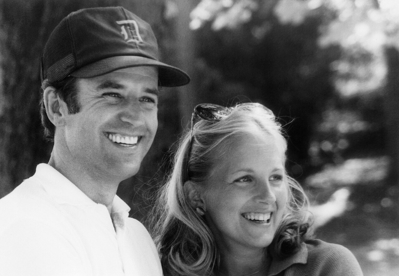 Biden z drugą żoną Jill, którą poznał w 1975 roku, a poślubił w 1977 roku.