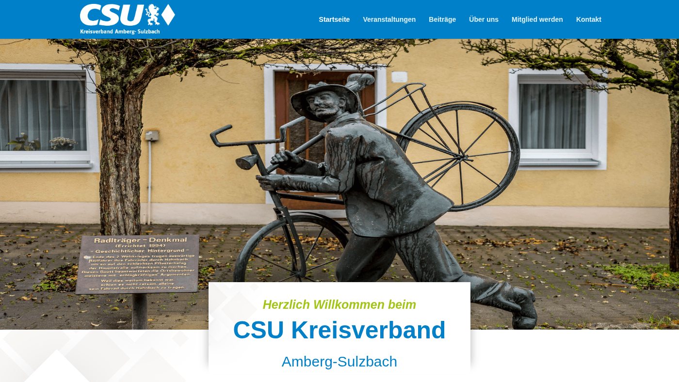 The home page of csu-amberg-sulzbach.de