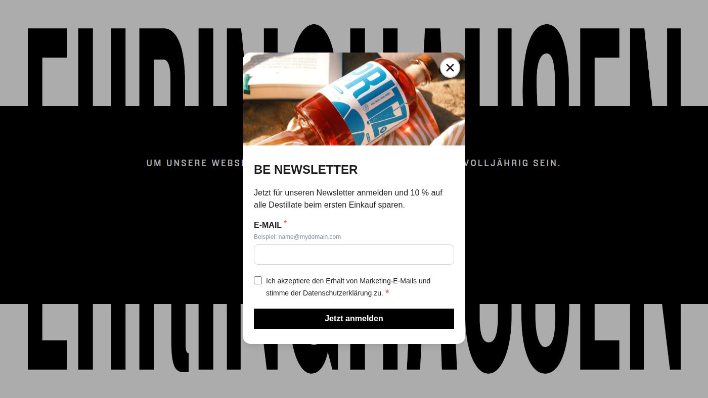 The home page of brennerei-ehringhausen.de