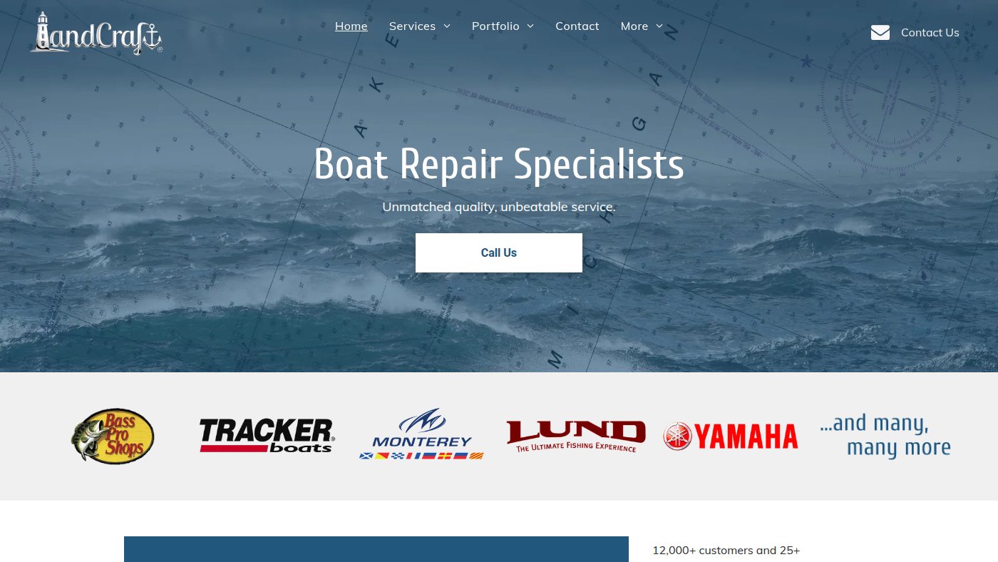 The home page of land-craft.com