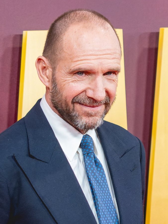 Fiennes at the 2024 Conclave premiere event at the British Film Institute London Film Festival