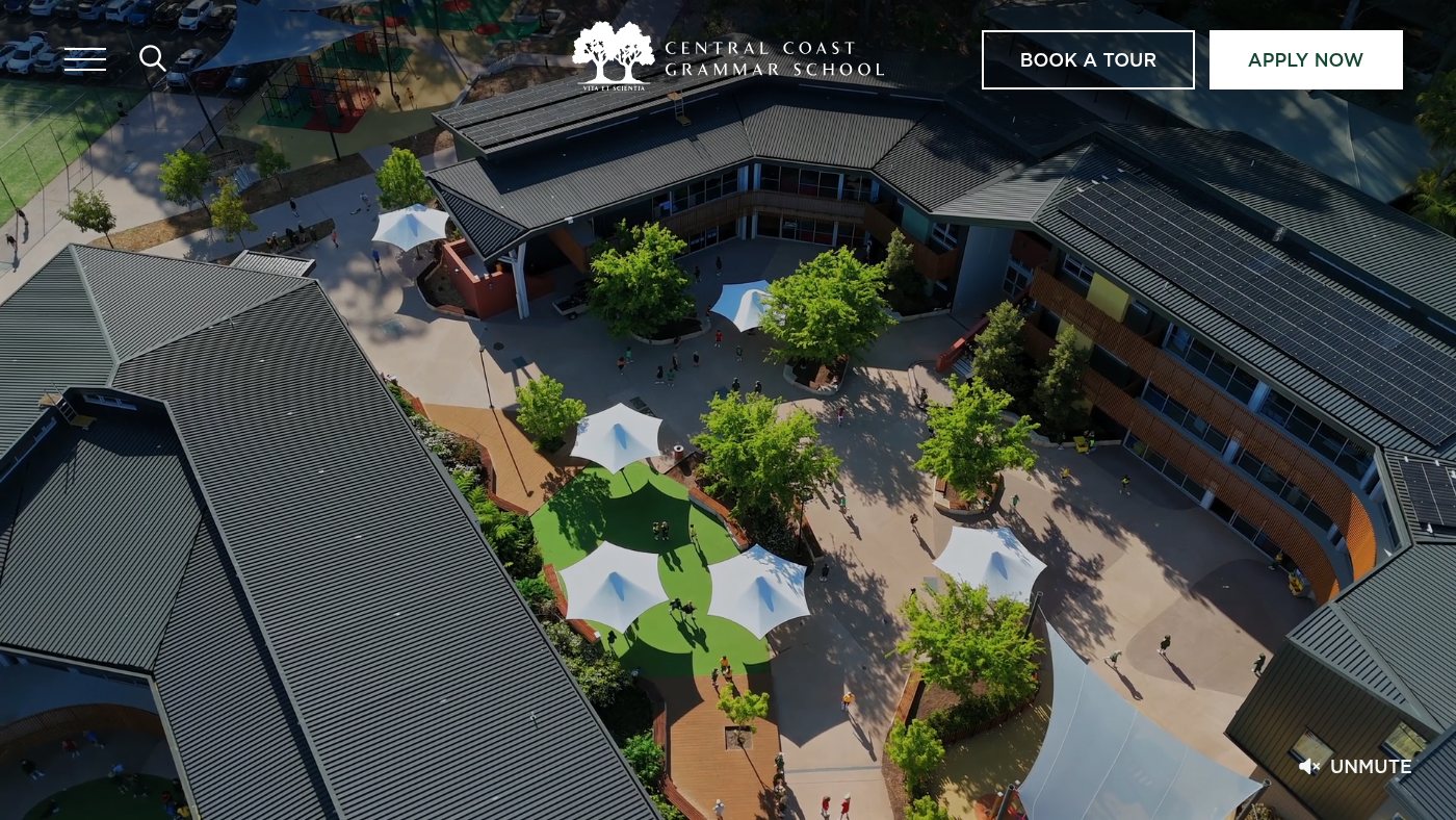 The home page of ccgs.nsw.edu.au