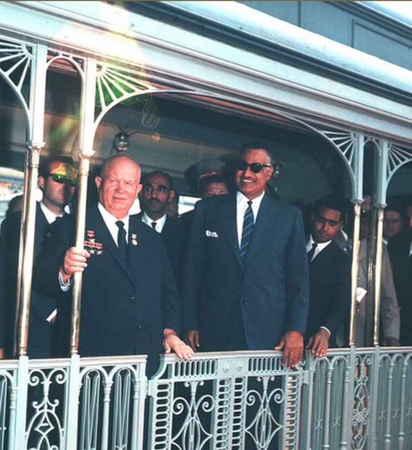Nasser y Jrushchov, 1964