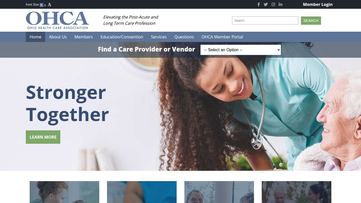 The home page of ohca.org