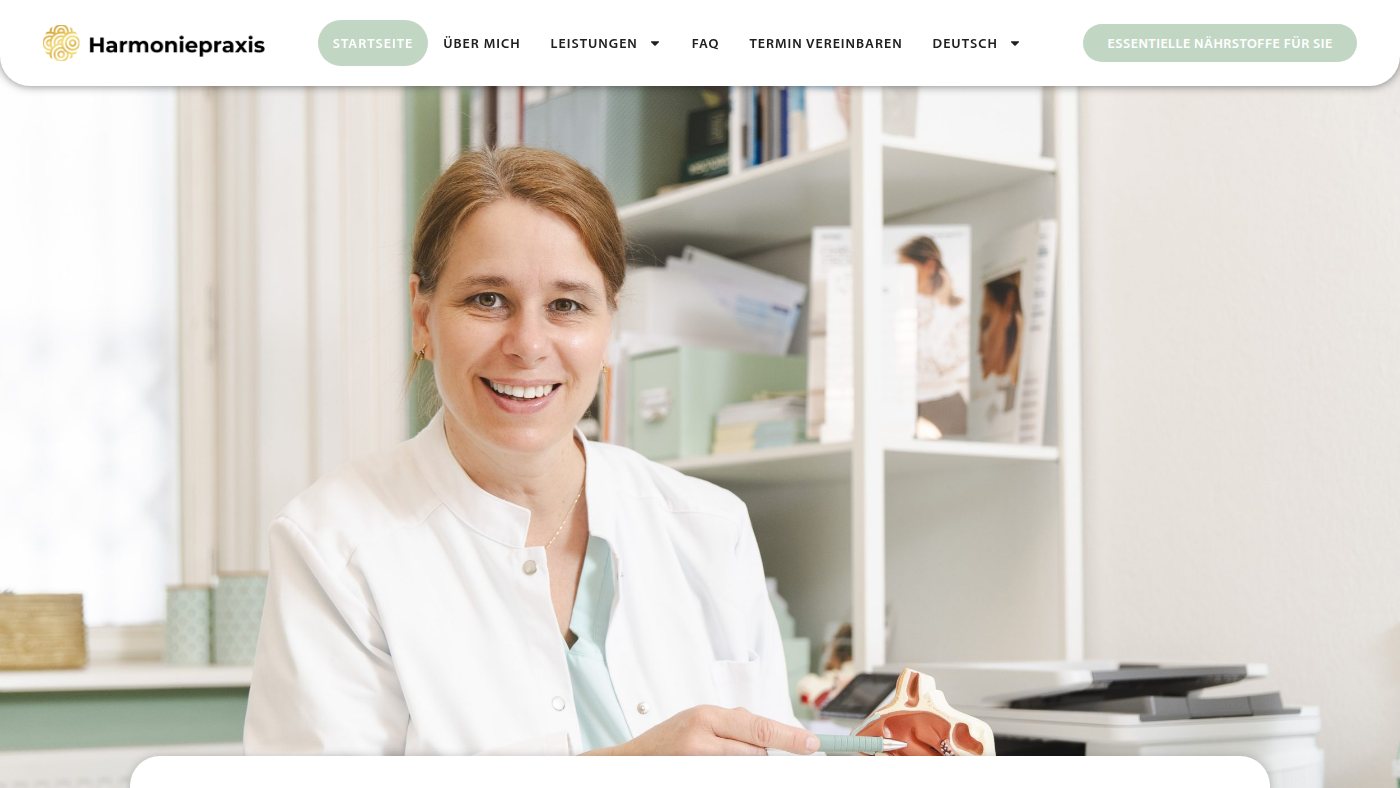 The home page of harmoniepraxis.com