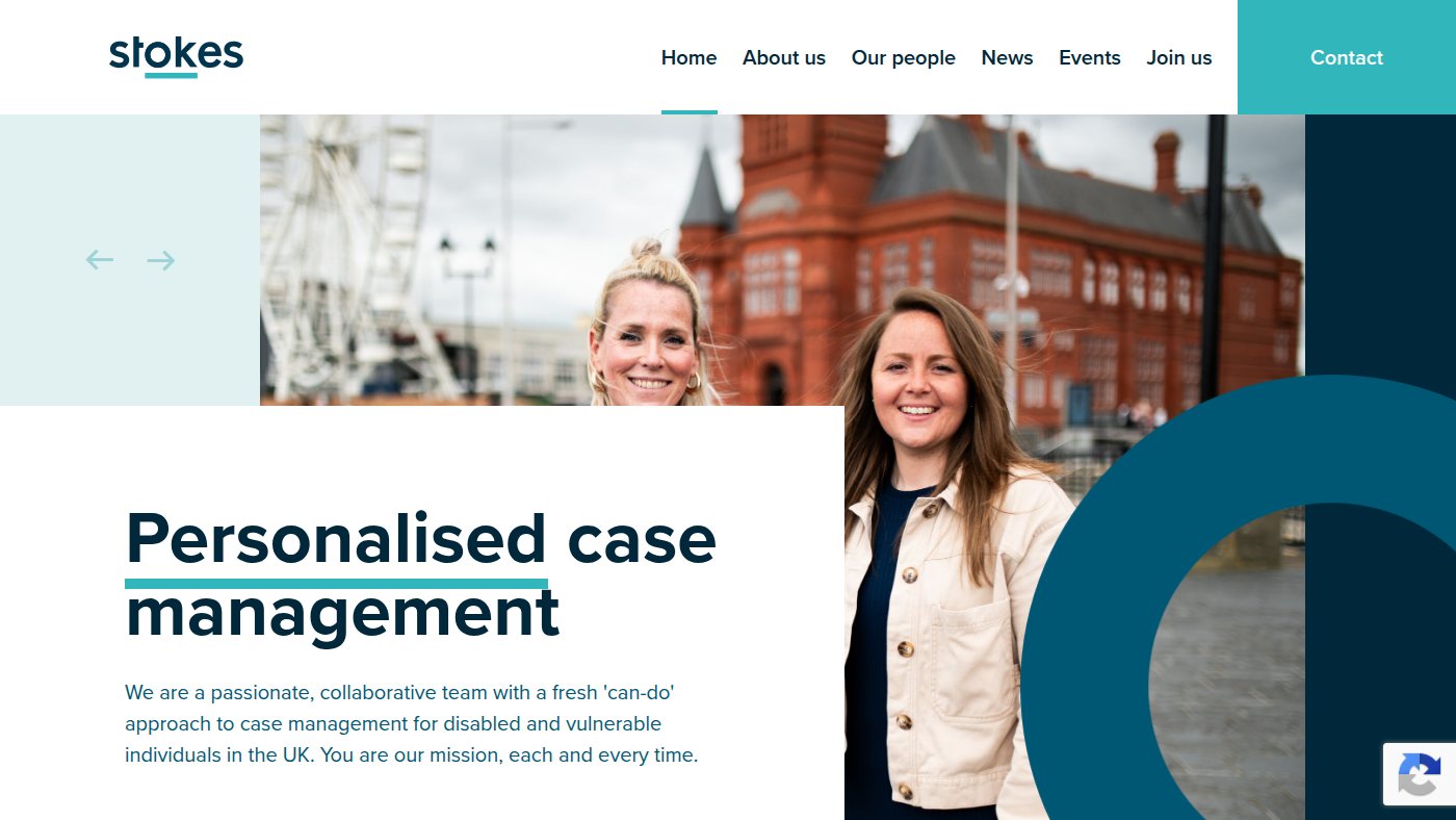 The home page of stokescasemanagement.co.uk