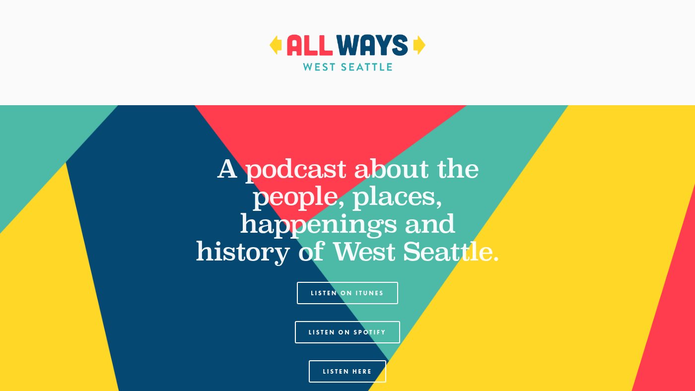 The home page of allwayspodcast.com