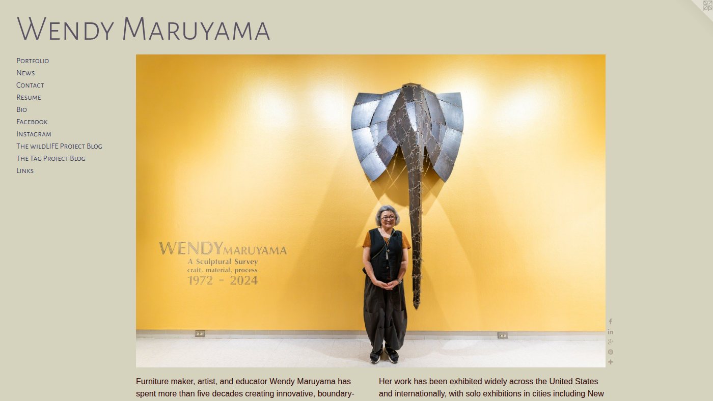 The home page of wendymaruyama.com