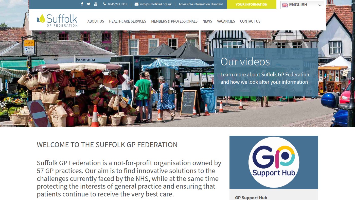 The home page of suffolkfed.org.uk