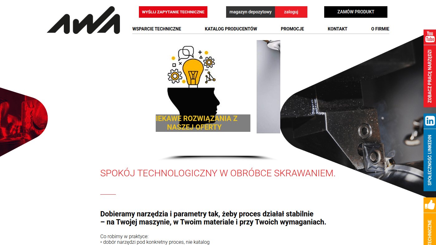 The home page of awa.pl