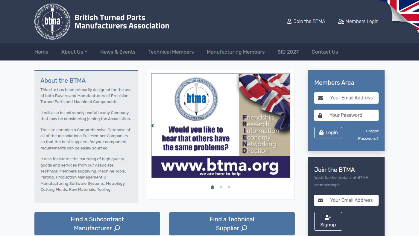 The home page of btma.org