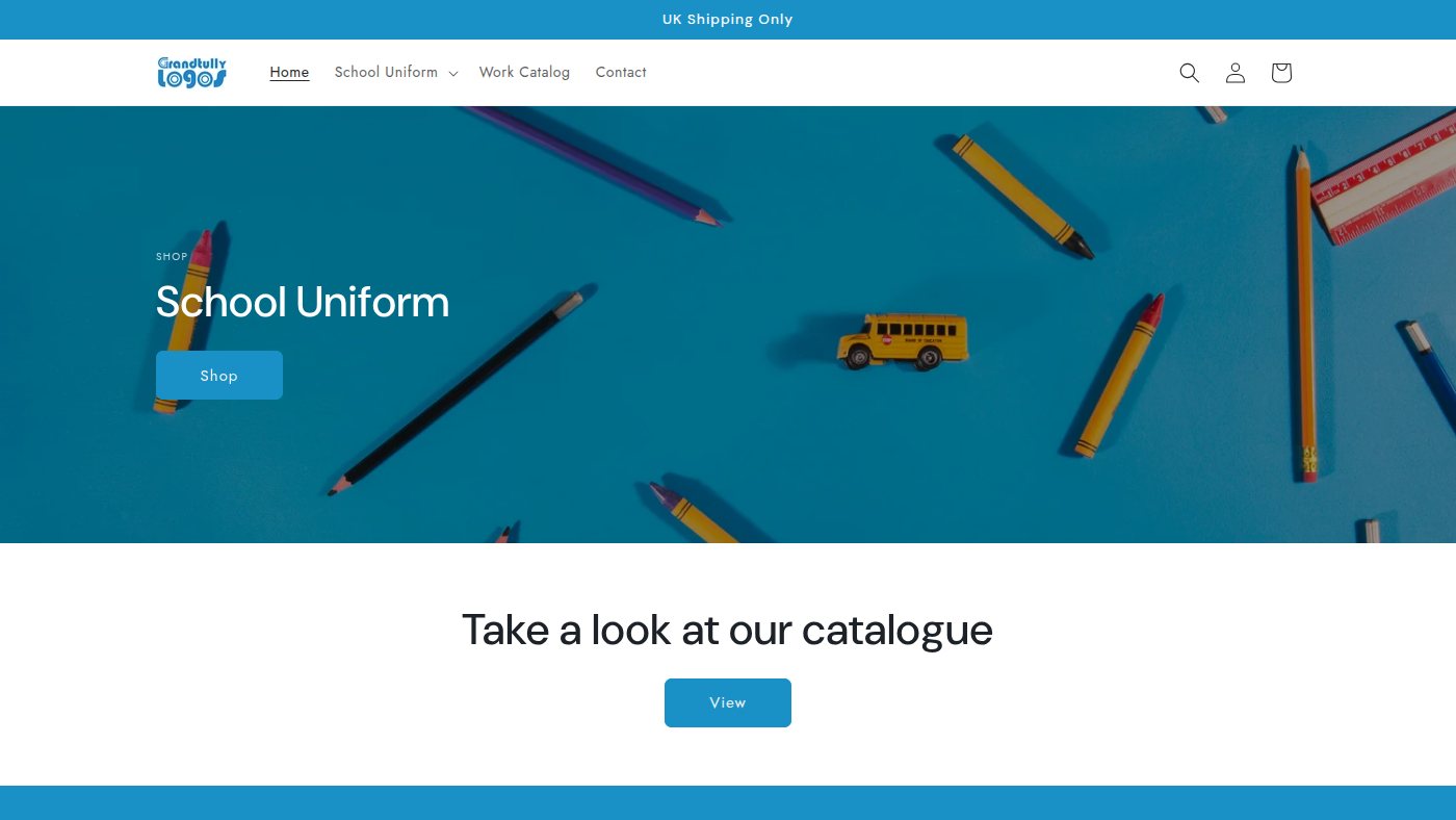 The home page of grandtullylogos.com