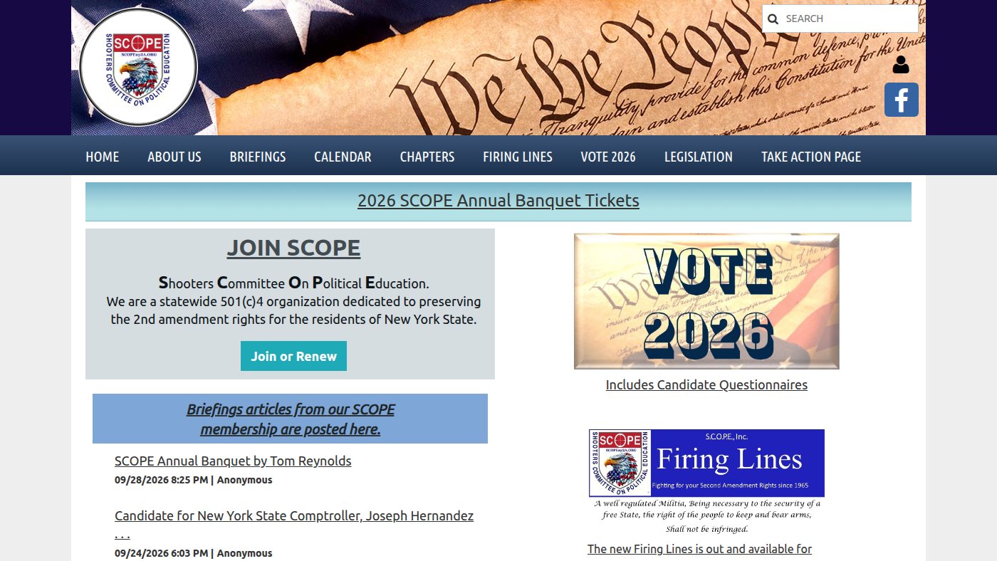 The home page of scopeny2a.org