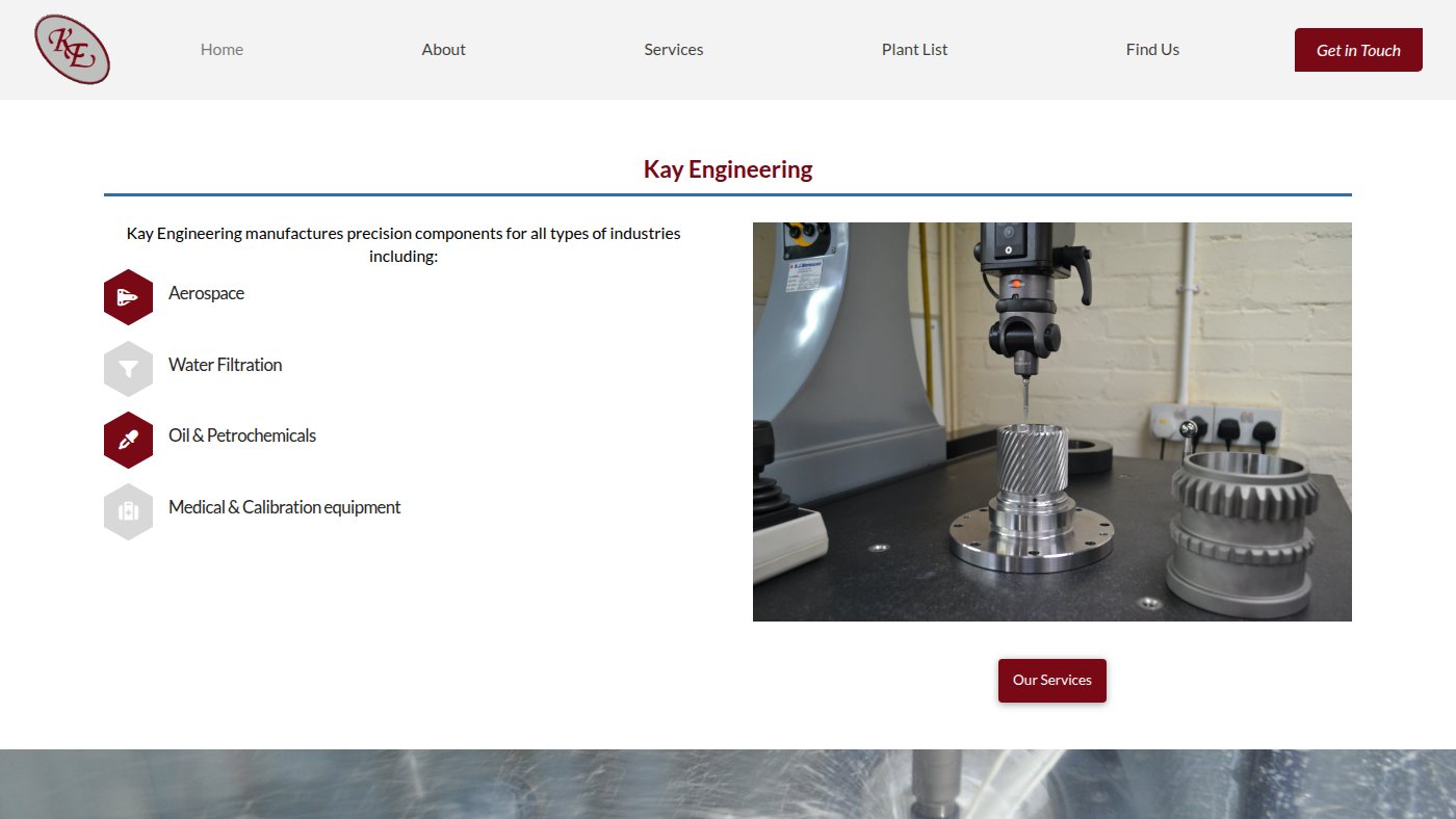 The home page of kayengineering.com
