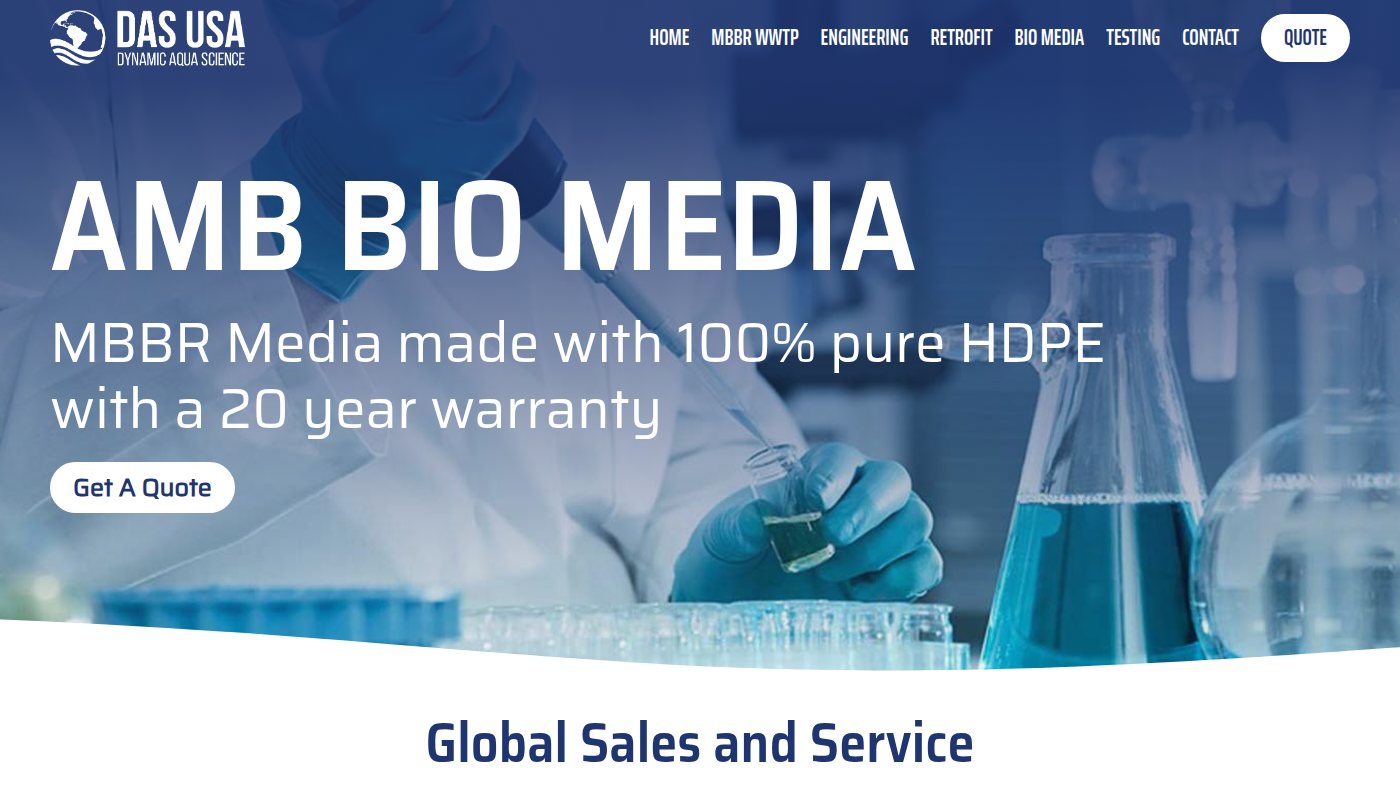 The home page of dasusa.com