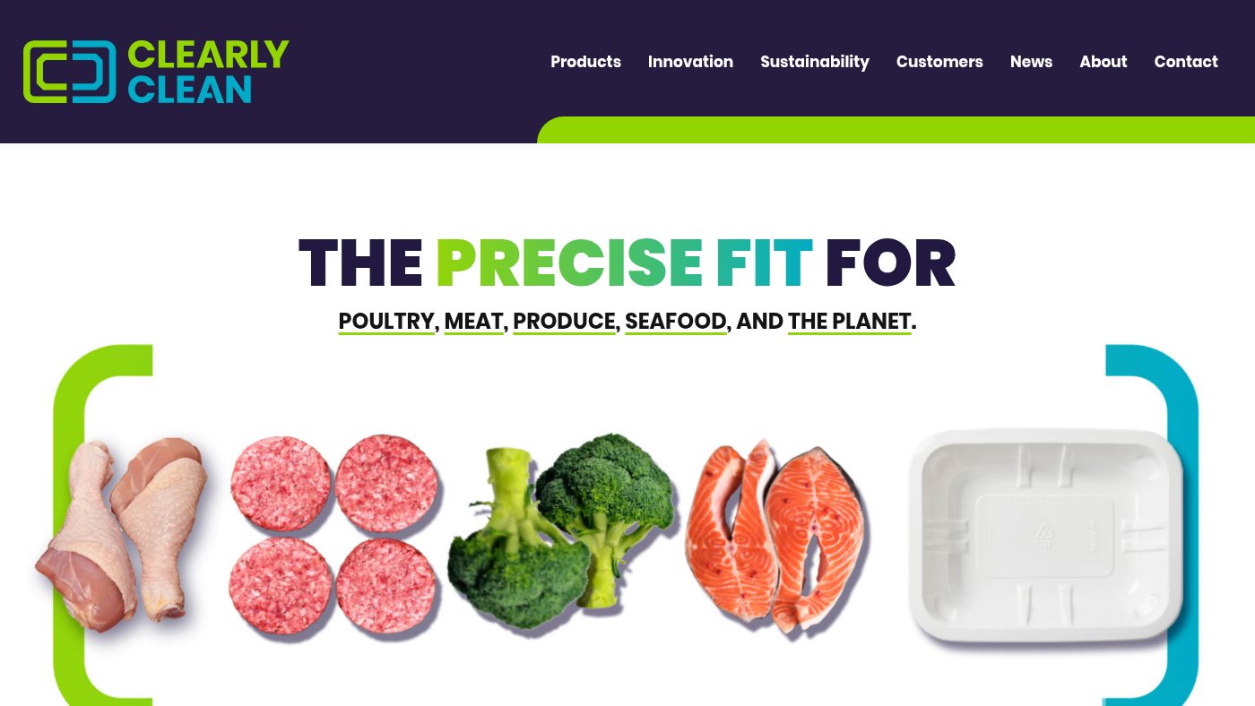 The home page of clearlyclean.com