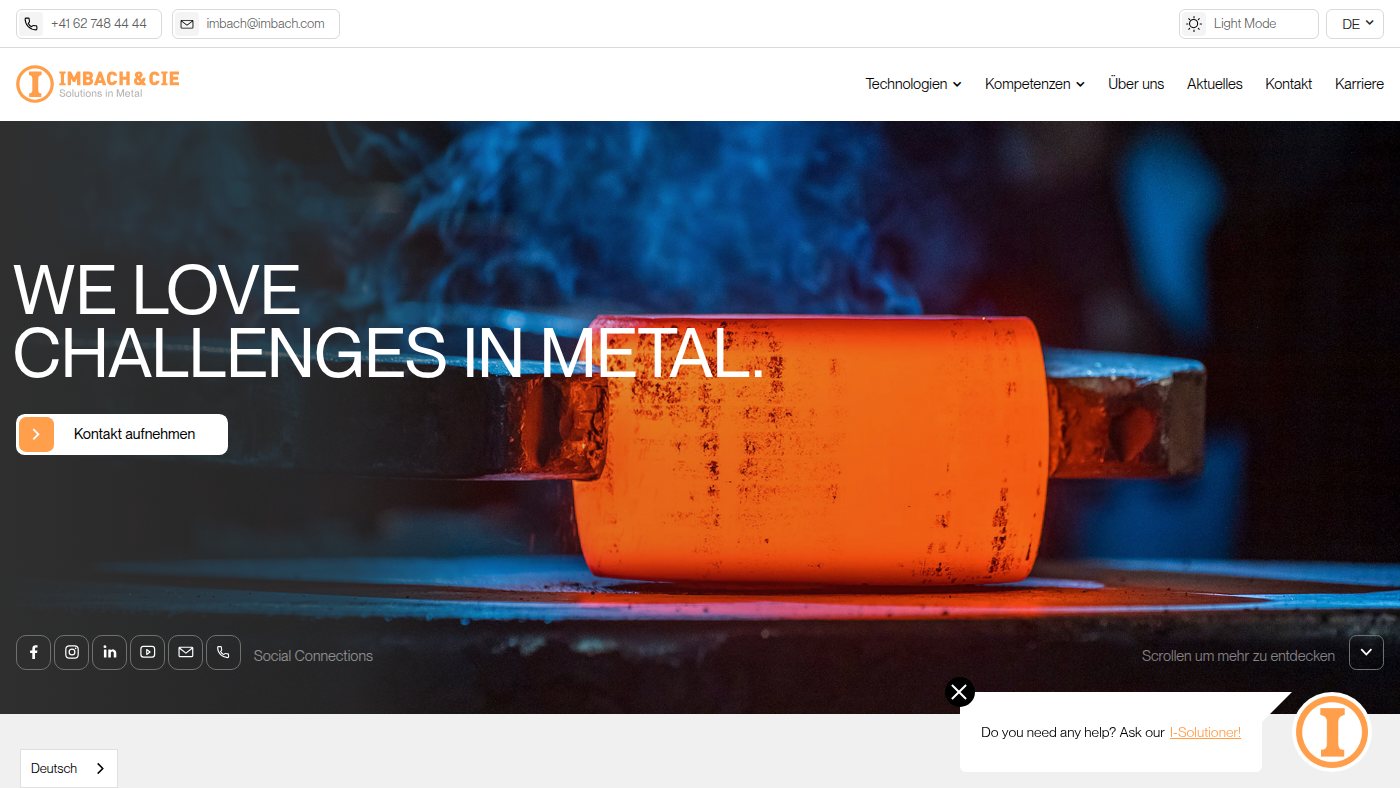 The home page of imbach.com