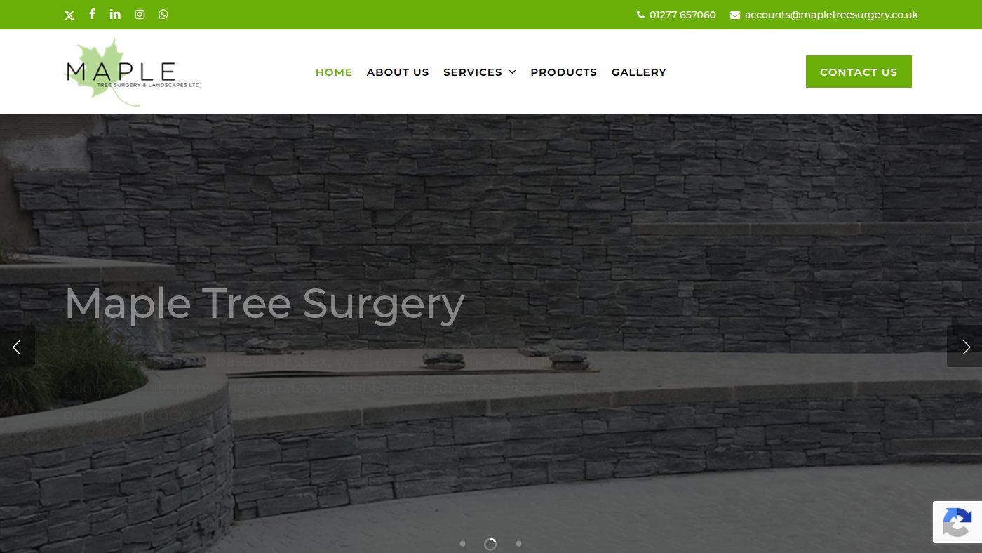 The home page of mapletreesurgery.co.uk