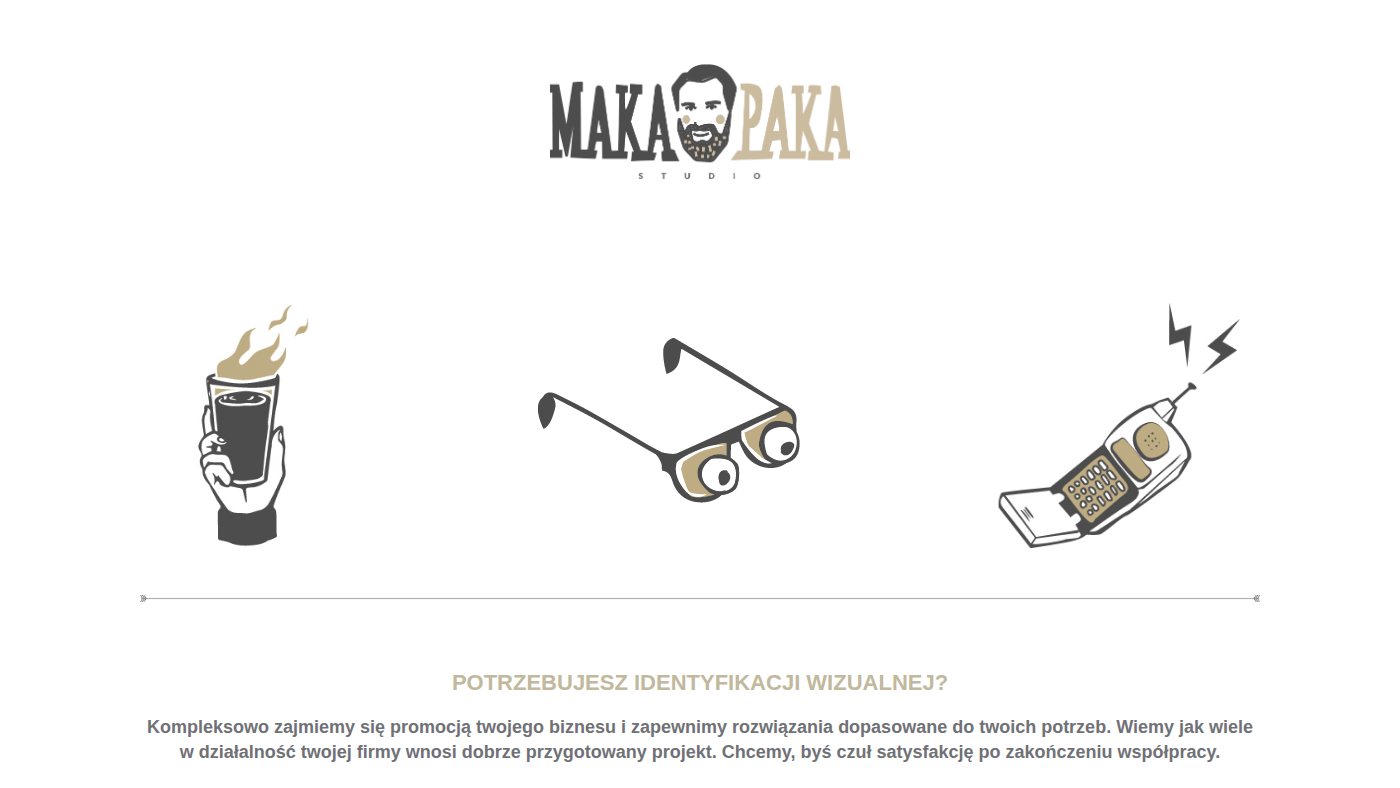 The home page of makapaka.pl
