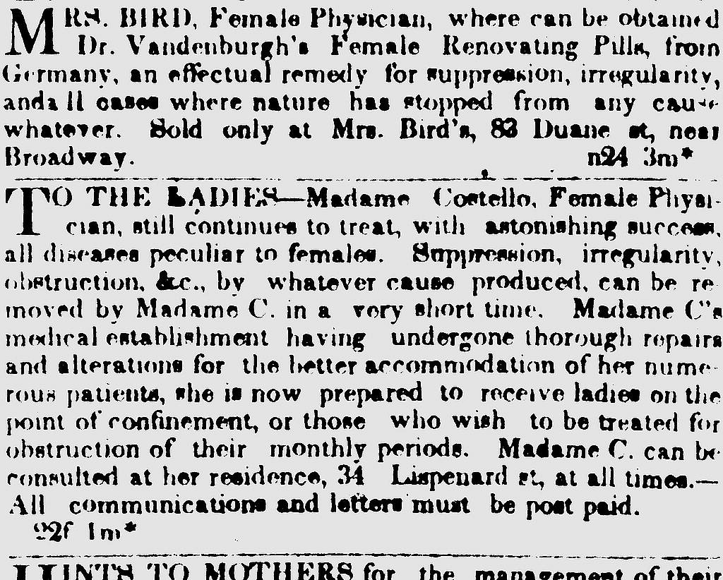 LETTER TO THE EDITOR: Abortion law – From 1873 to 1938