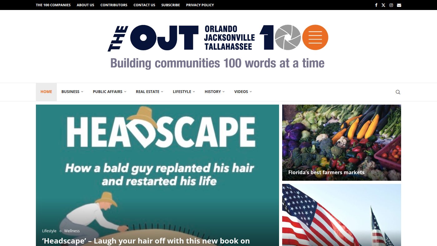 The home page of theojt100.com