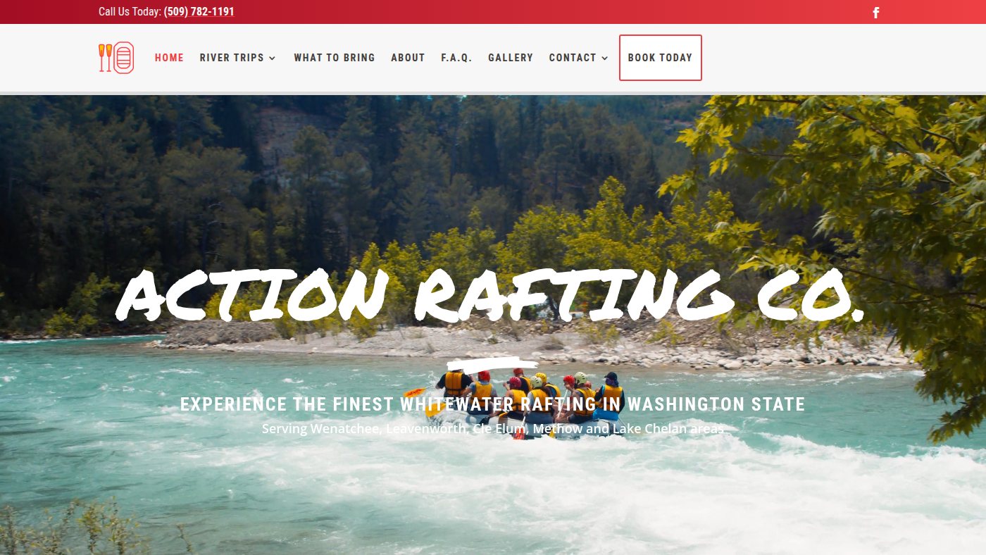 The home page of raftarc.com