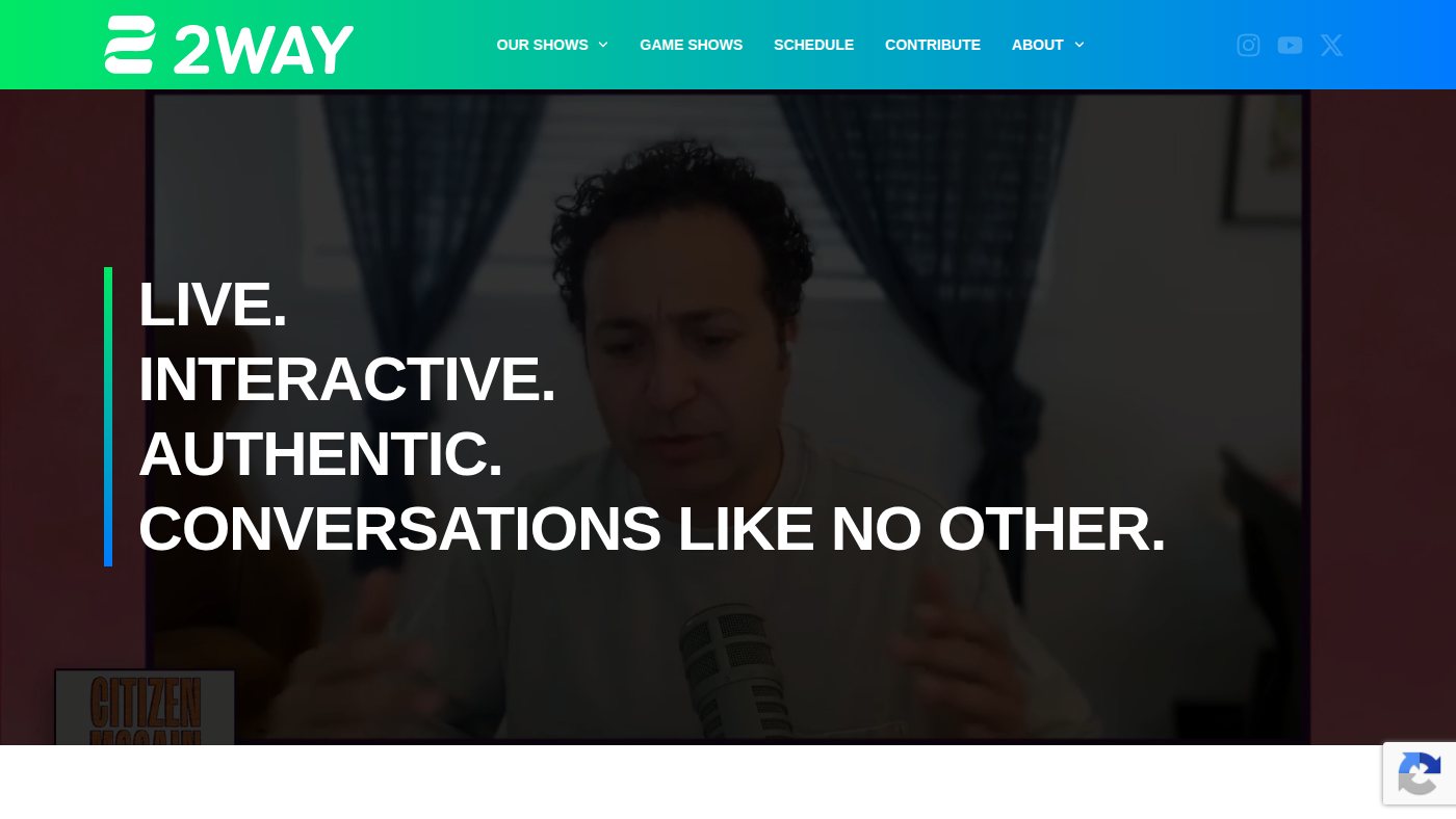 The home page of 2way.tv