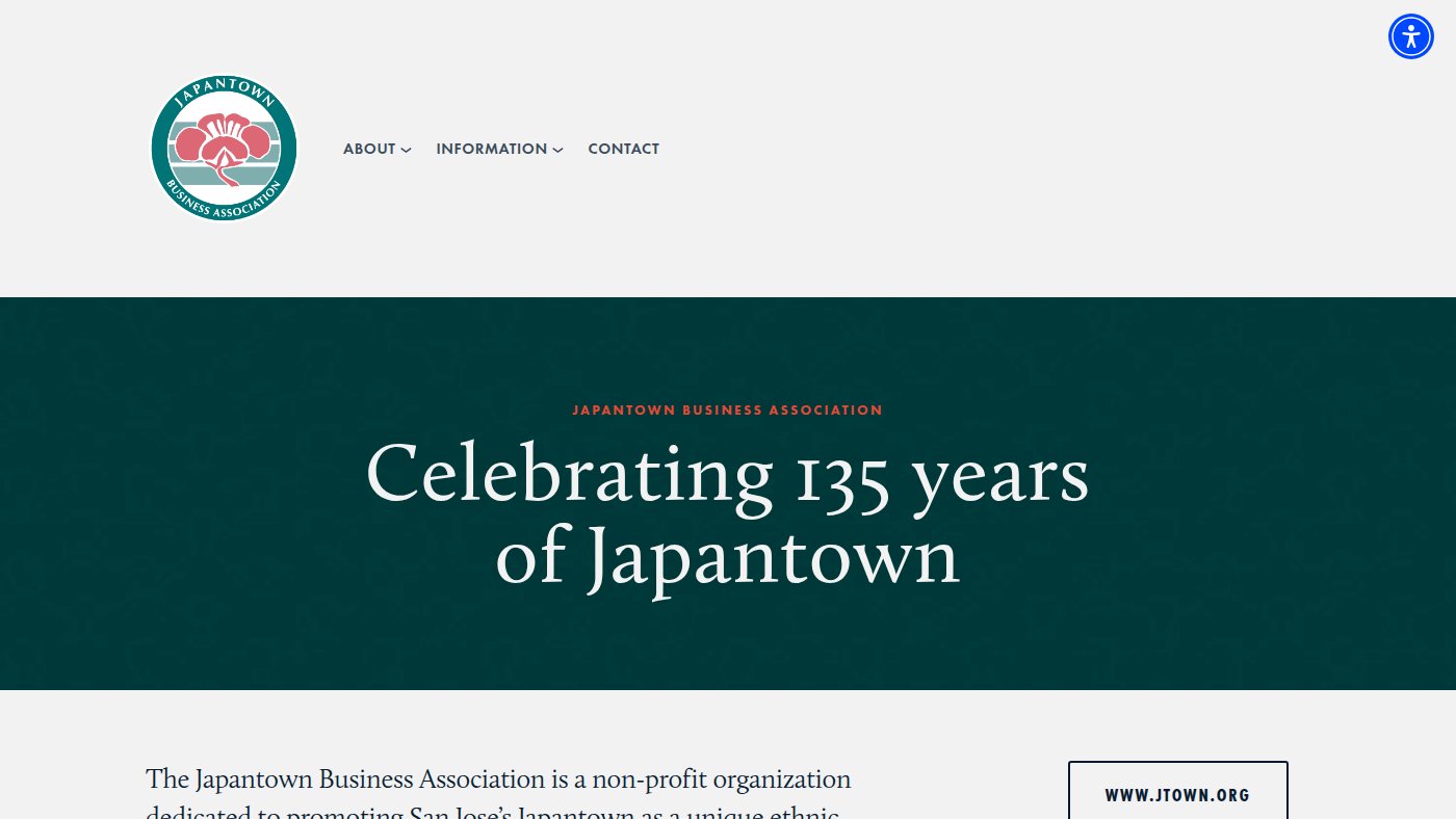 The home page of japantownsanjose.org