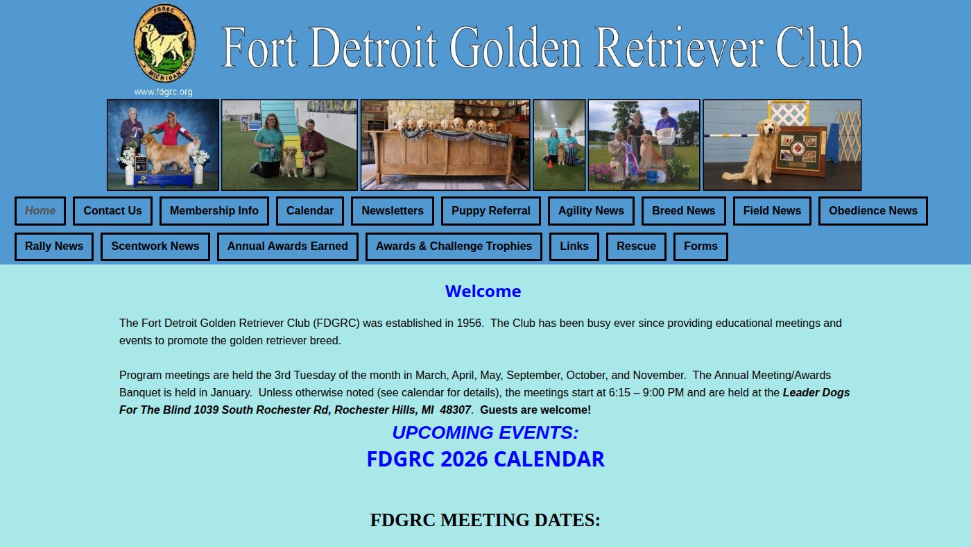 The home page of fdgrc.org