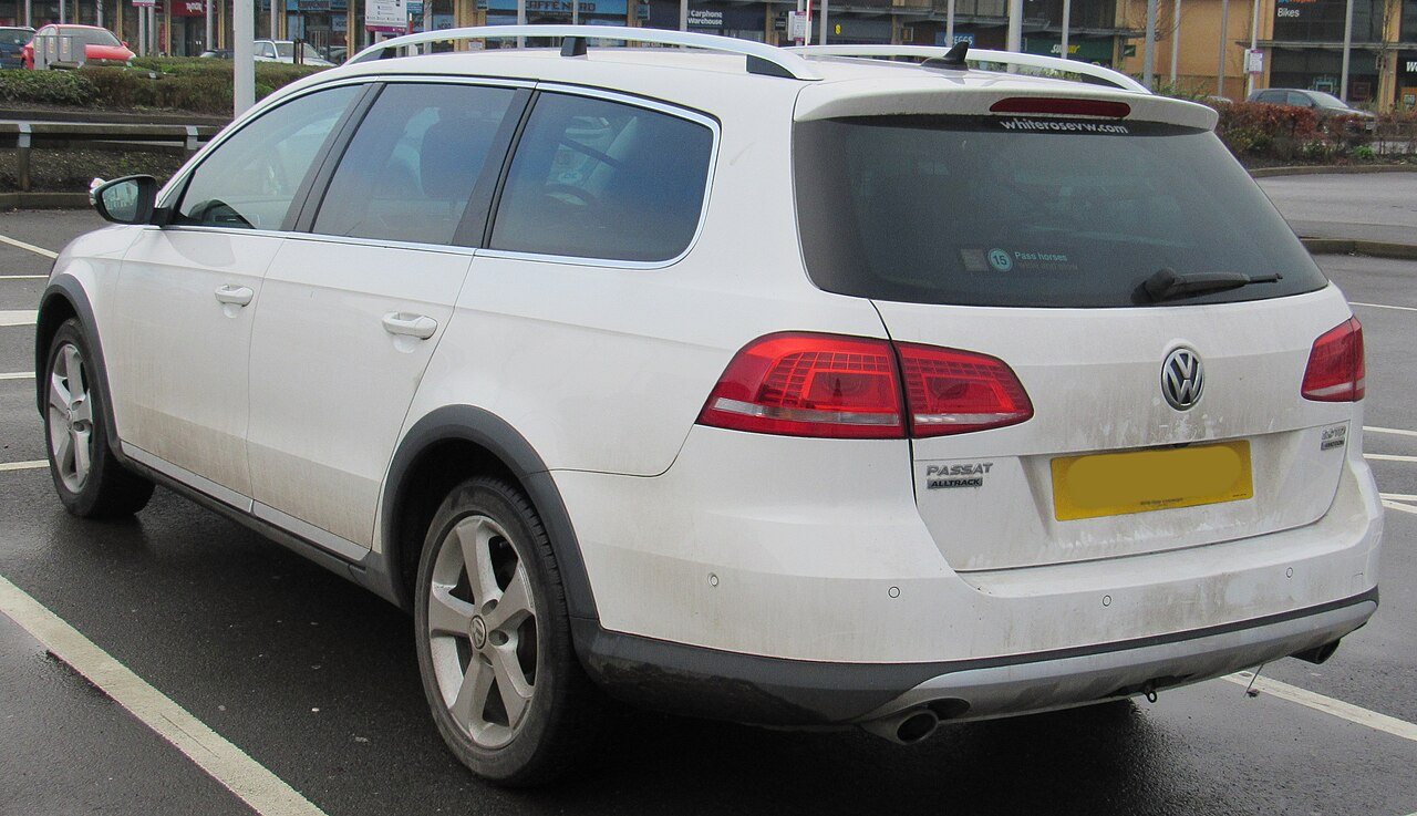 2013er Volkswagen Passat Alltrack TDi BMT 4MOTION 2.0, Heckansicht