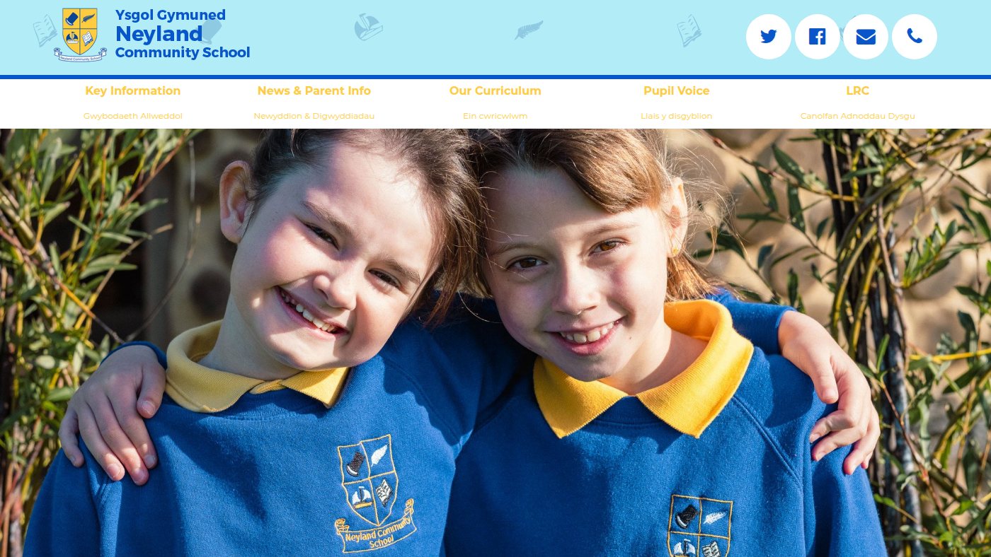 The home page of neylandcommunity-school.co.uk