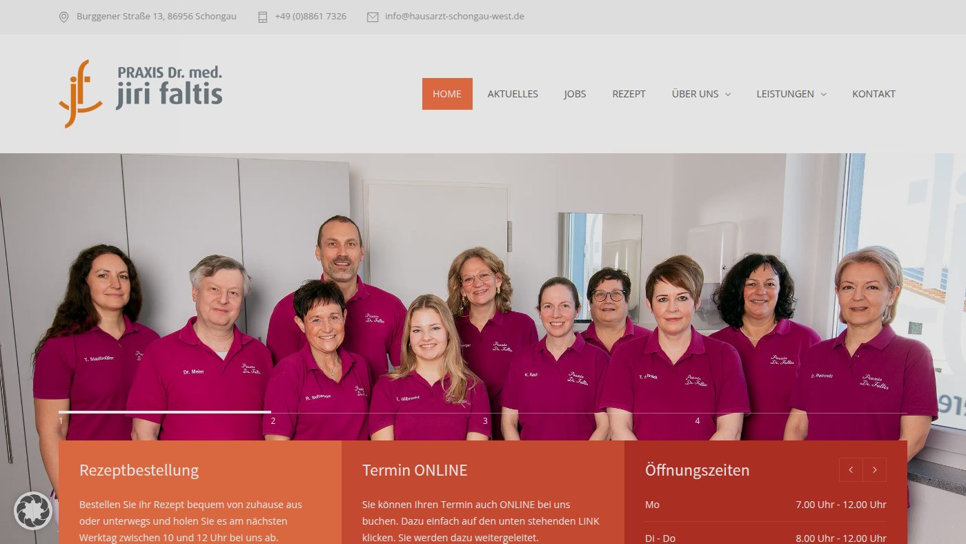 The home page of hausarzt-schongau-west.de