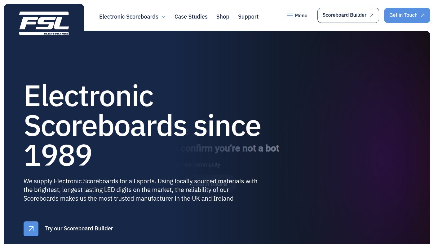 The home page of fslscoreboards.com