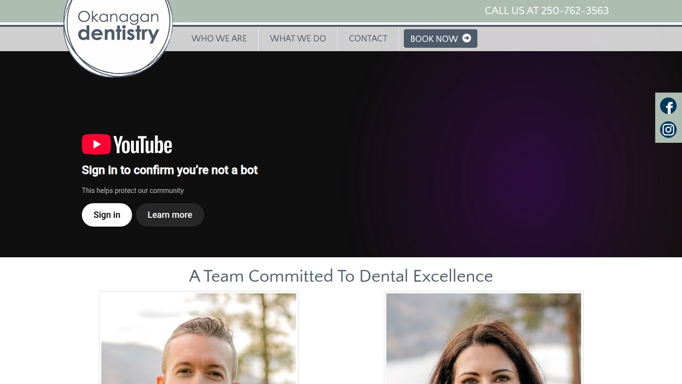 The home page of okanagandentistry.com