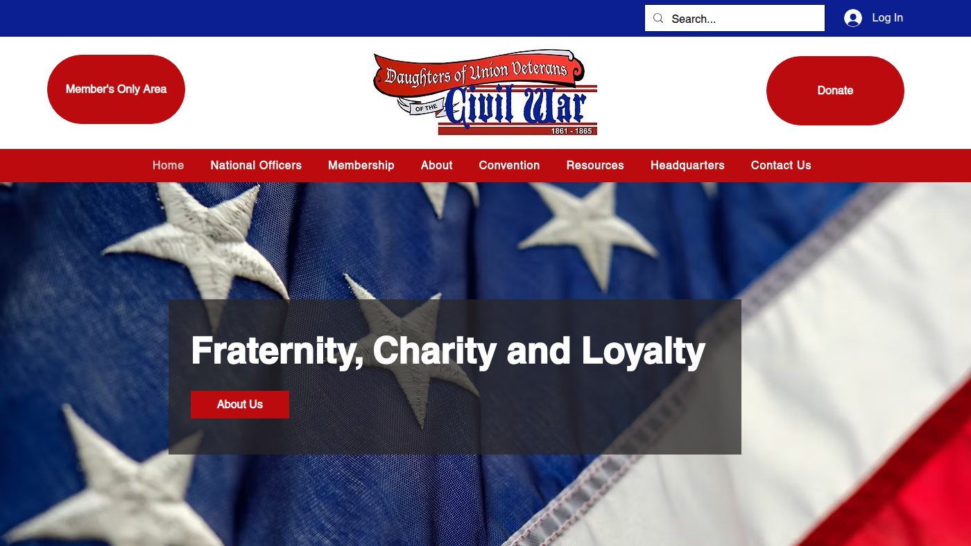 The home page of duvcw.org