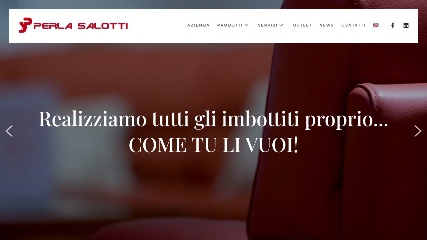 The home page of perlasalotti.com