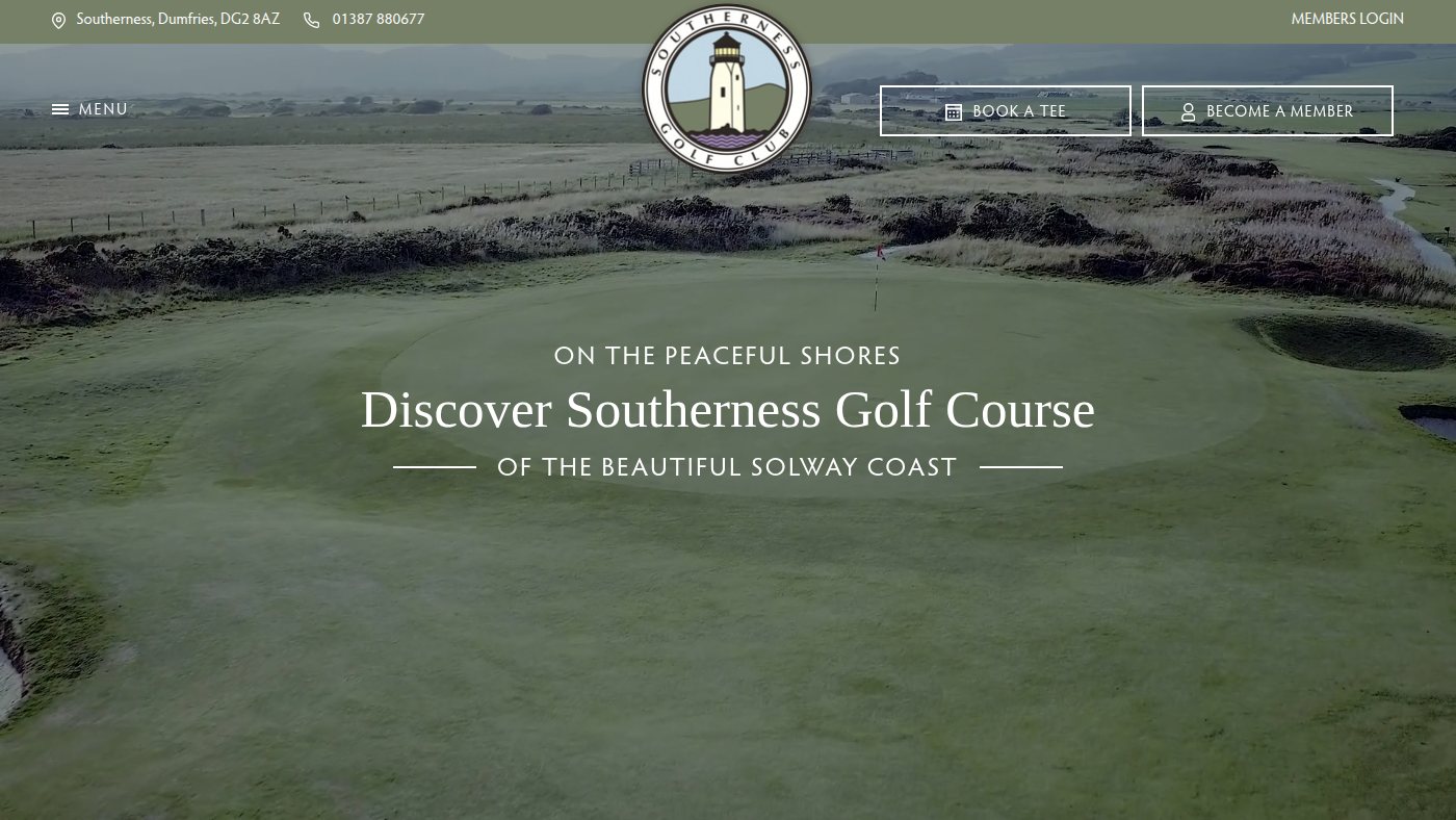 The home page of southernessgolfclub.com