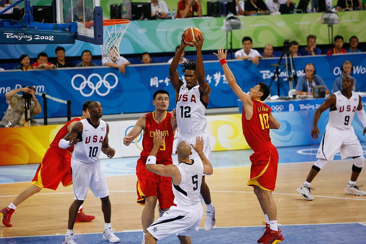 USA vs. China men's basketball at the Beijing 2008 Olympic Games