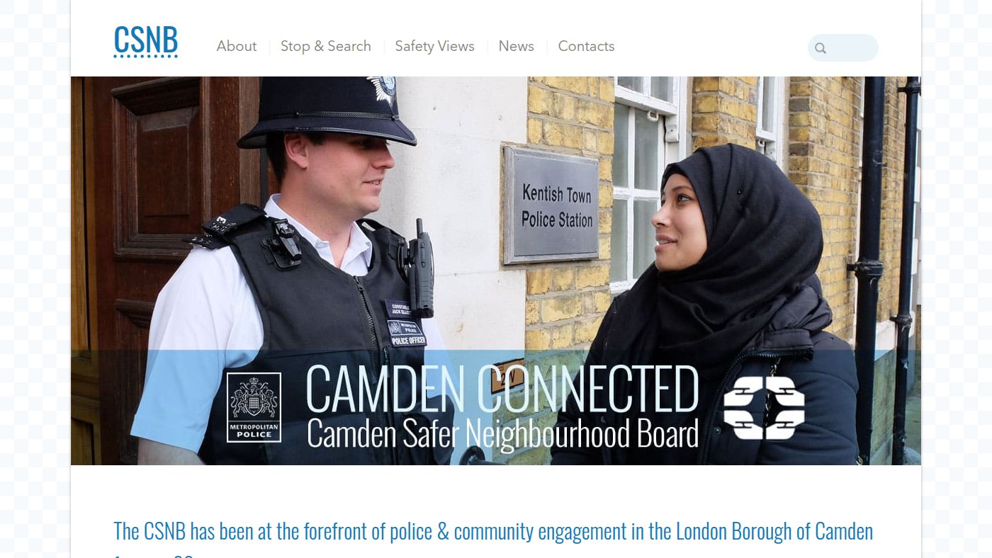 The home page of camdenconnected.com