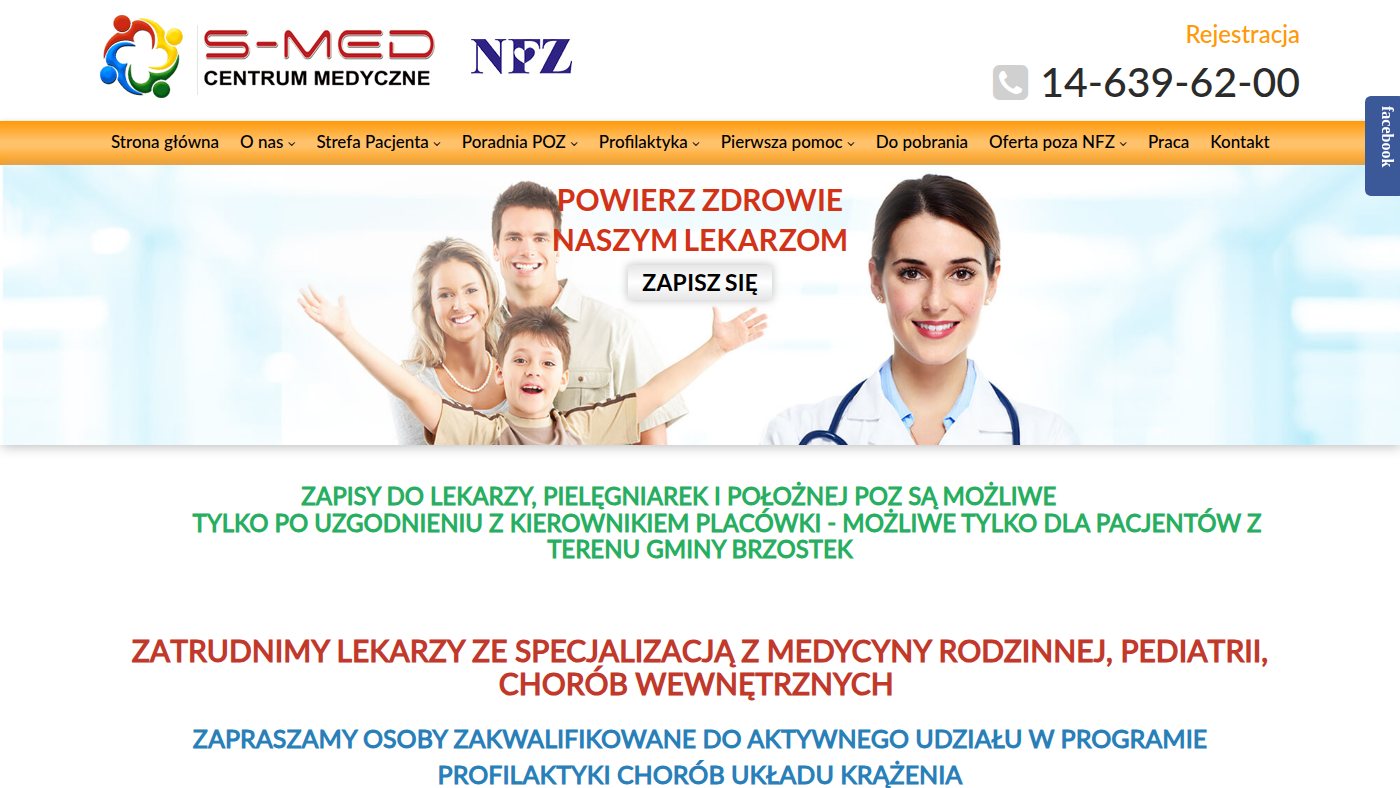 The home page of smedbrzostek.pl