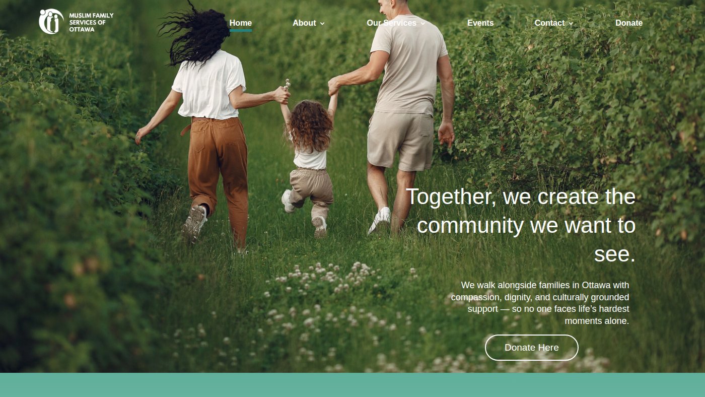 The home page of mfso.ca