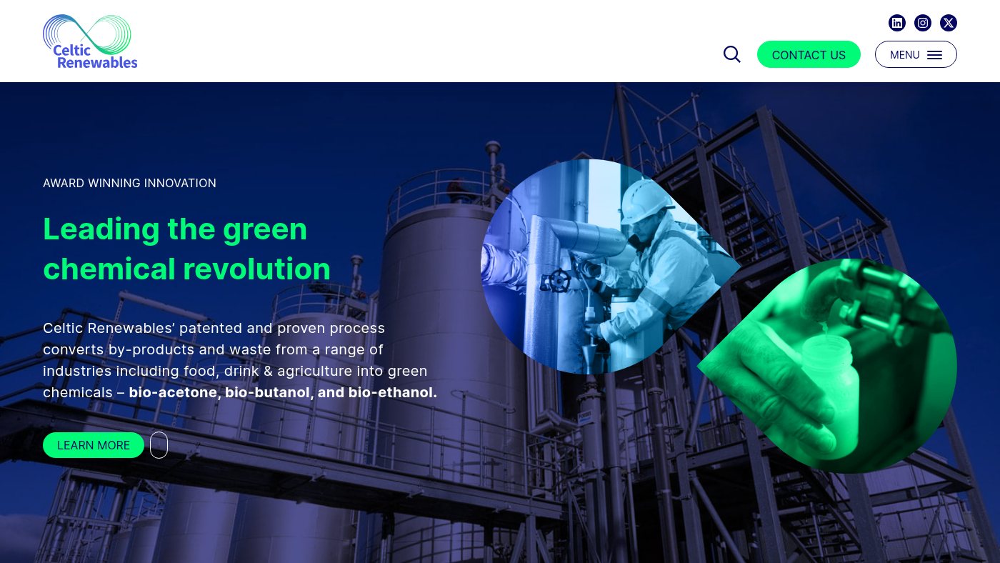 The home page of celtic-renewables.com