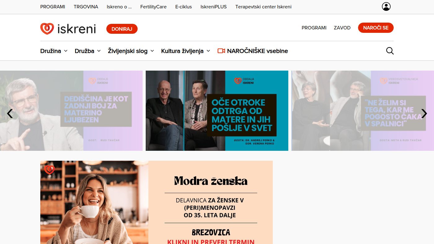 The home page of iskreni.net