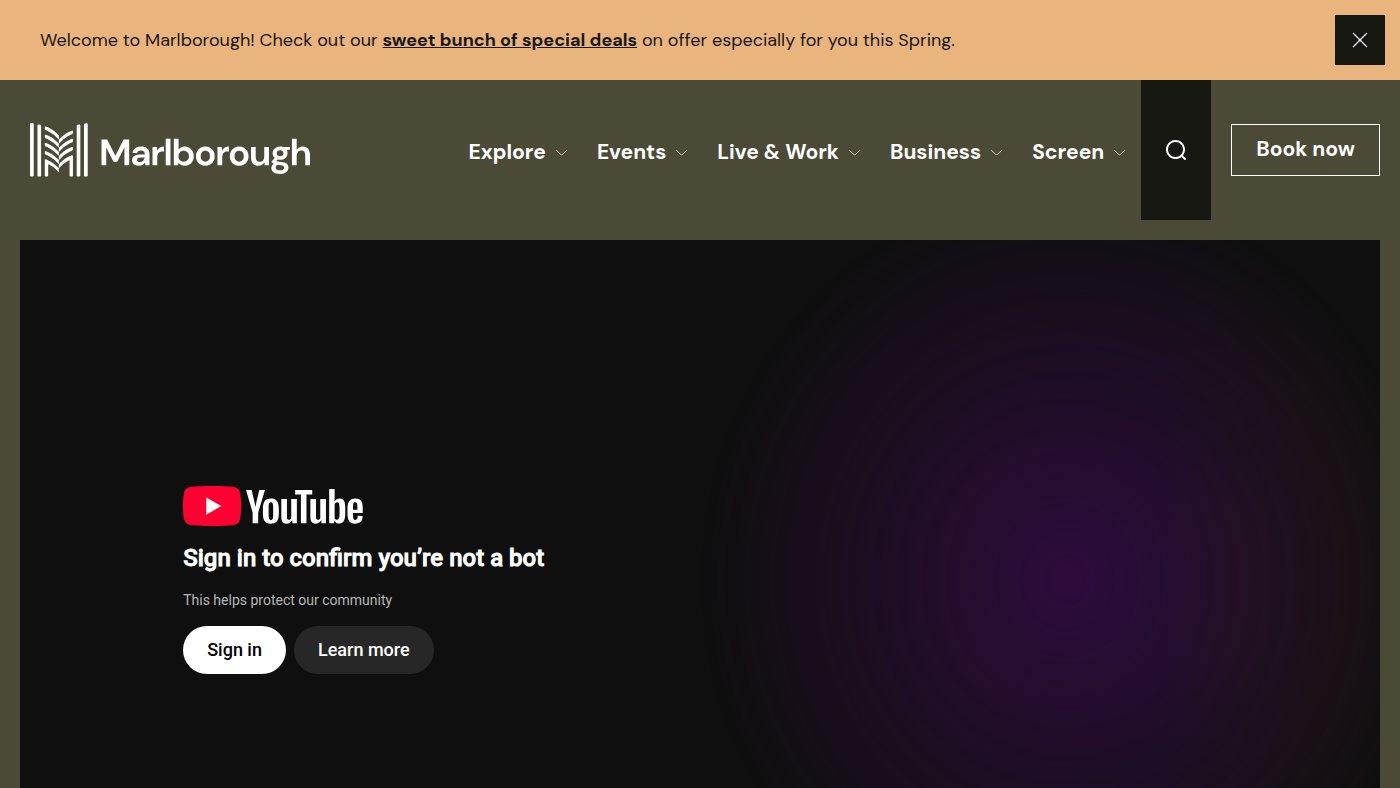 The home page of marlboroughnz.com