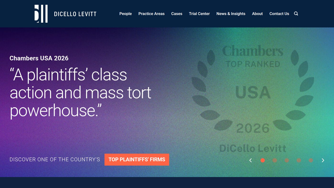 The home page of dicellolevitt.com