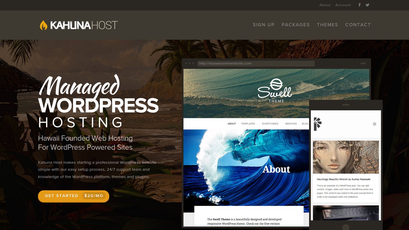 The home page of kahunahost.com